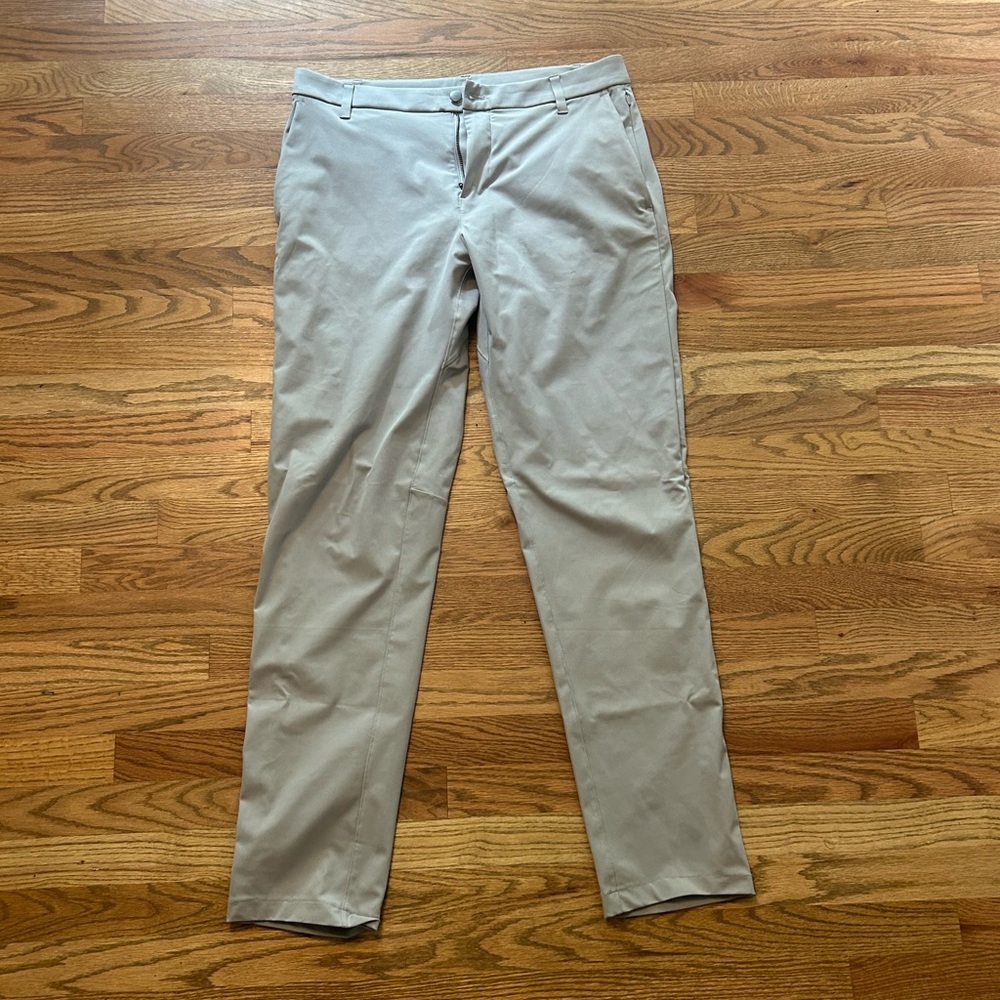 Lulu Lemon 34x34 silver commissioner pant.